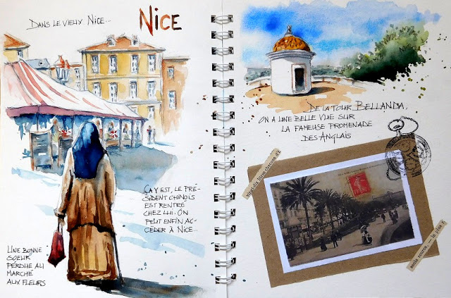 Watercolor . sketchbook NICE